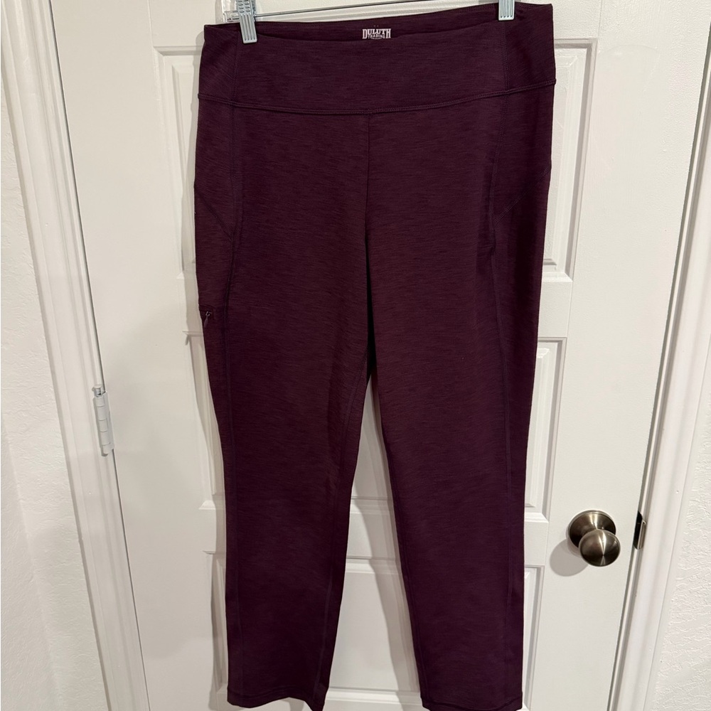 Duluth Trading Co Women's Rich Purple Leggings